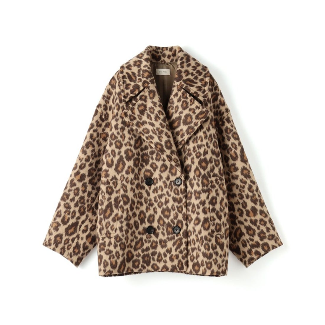 DES PRÉS デ・プレ DES PR?S レオパードジャカードシャギー ビック