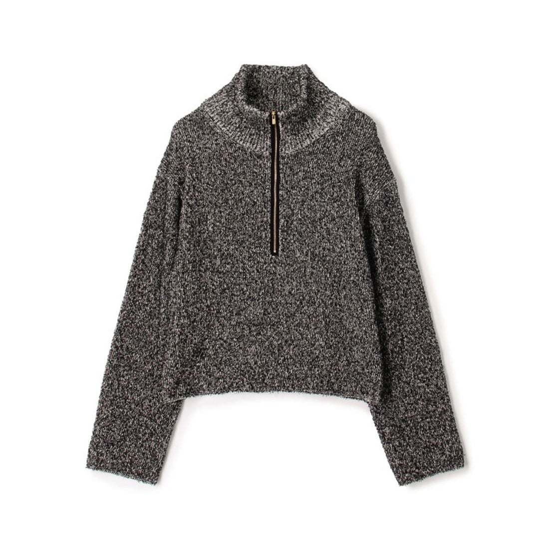 DES PRÉS デ・プレ DES PR?S カード×カールヤーンニット ハーフジップ