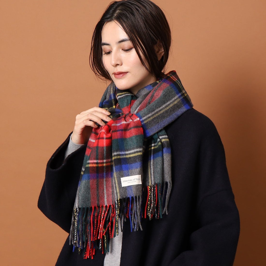 ジョンストンズ JOHNSTONS カシミア大判ストール（カシミヤ