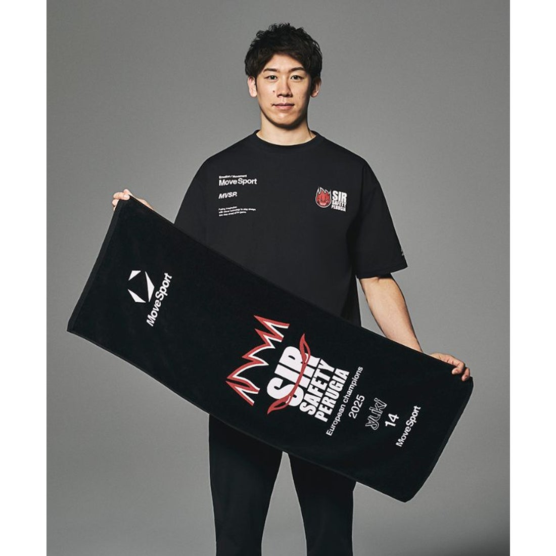 ムーブスポーツ MoveSport ペルージャコラボタオル【返品不可商品