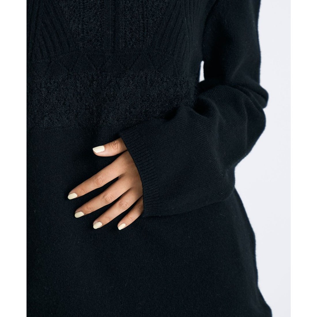 エディション Edition パッチワークレース クルーネックニット （11