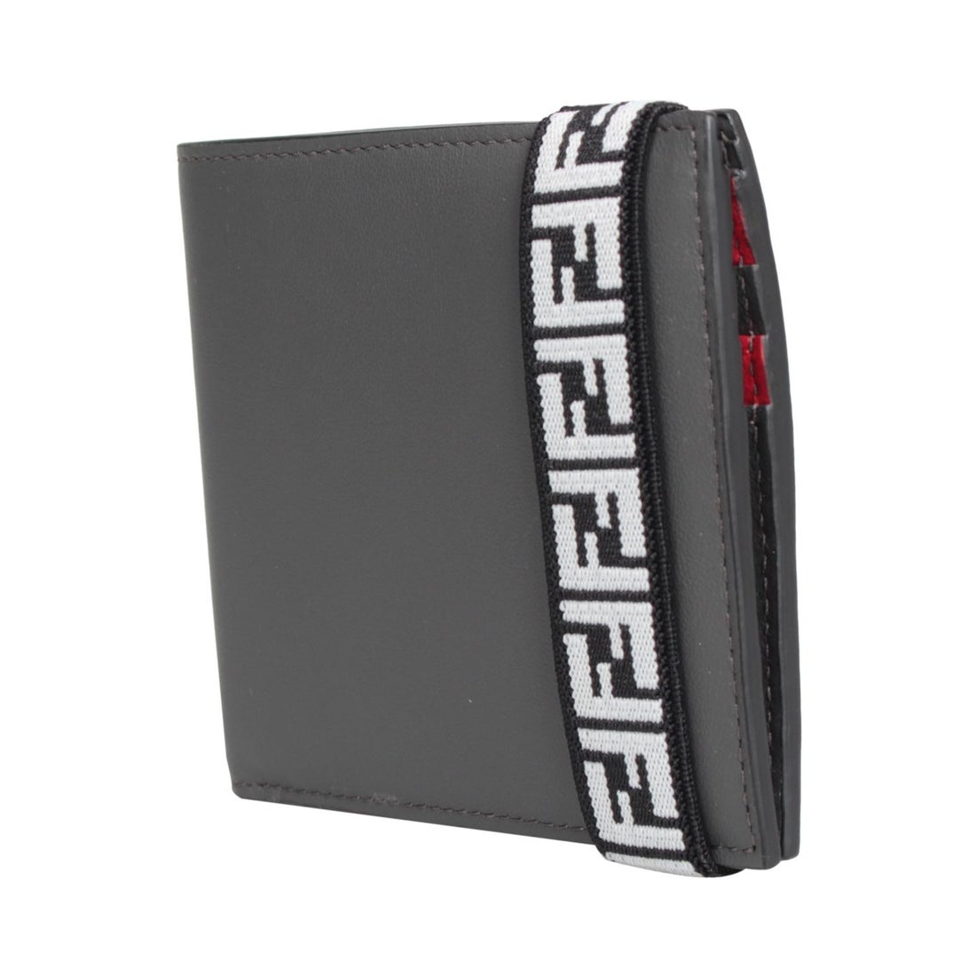 フェンディ FENDI 財布 二つ折り メンズ BI-FOLD WALLET グレー 7M0266