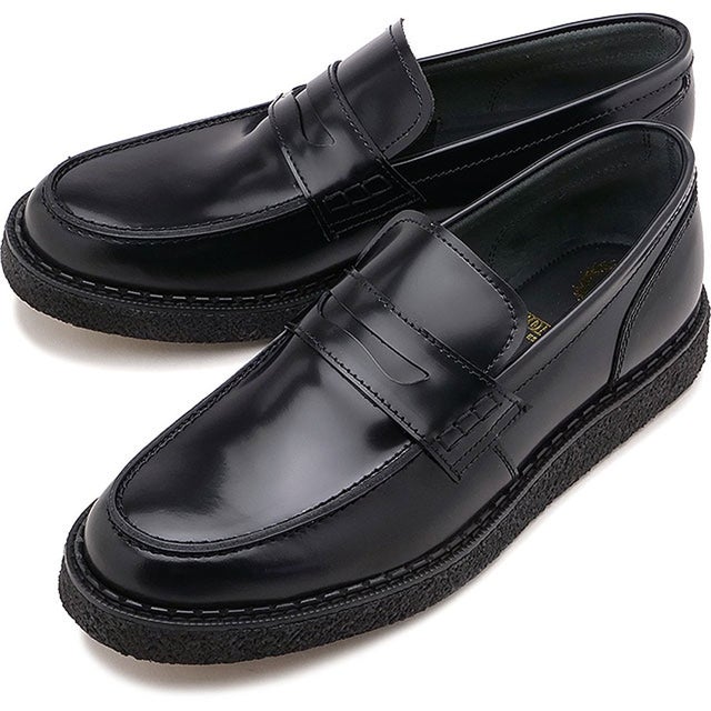 フレッドペリー FRED PERRY FP×GEORGE COX TASSEL LOAFER LEA BLACK