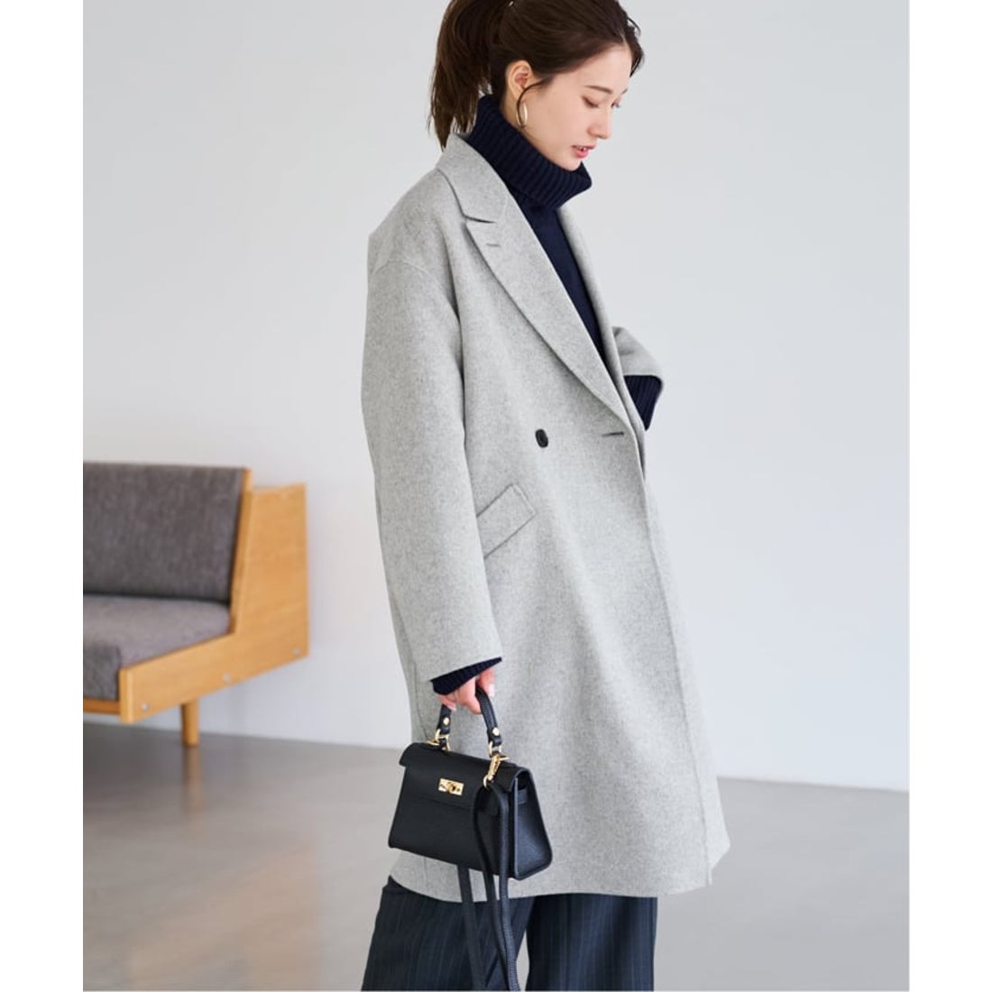 フレームワーク FRAMeWORK ≪追加≫SUPER160'sダブルブレストコート 4