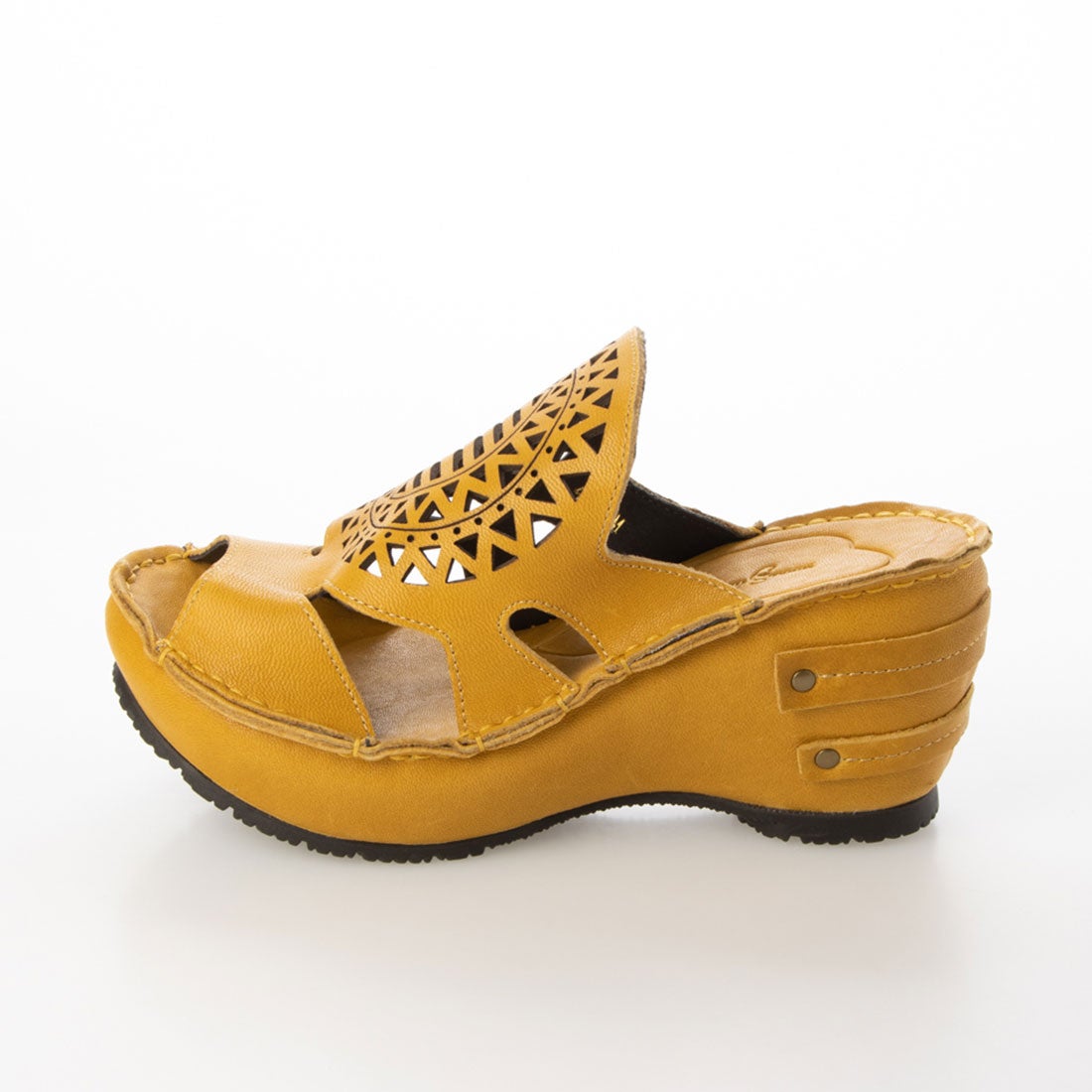 ヒナ デイ グリーン Hina Day Green ミュールサンダル。 （YL） -靴