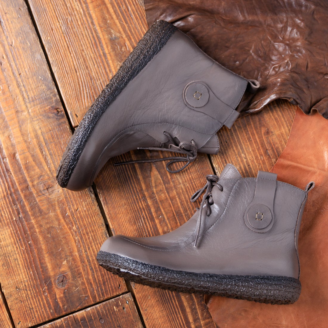 ヒナ グリーン レーベル Hina Green Label やわらかレザー本革レース