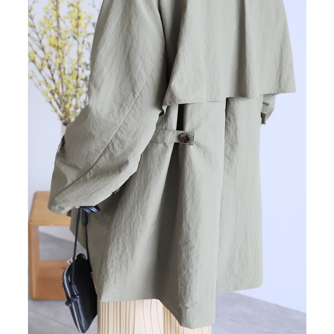 レカ reca オーバーサイズショートトレンチコート（y8098