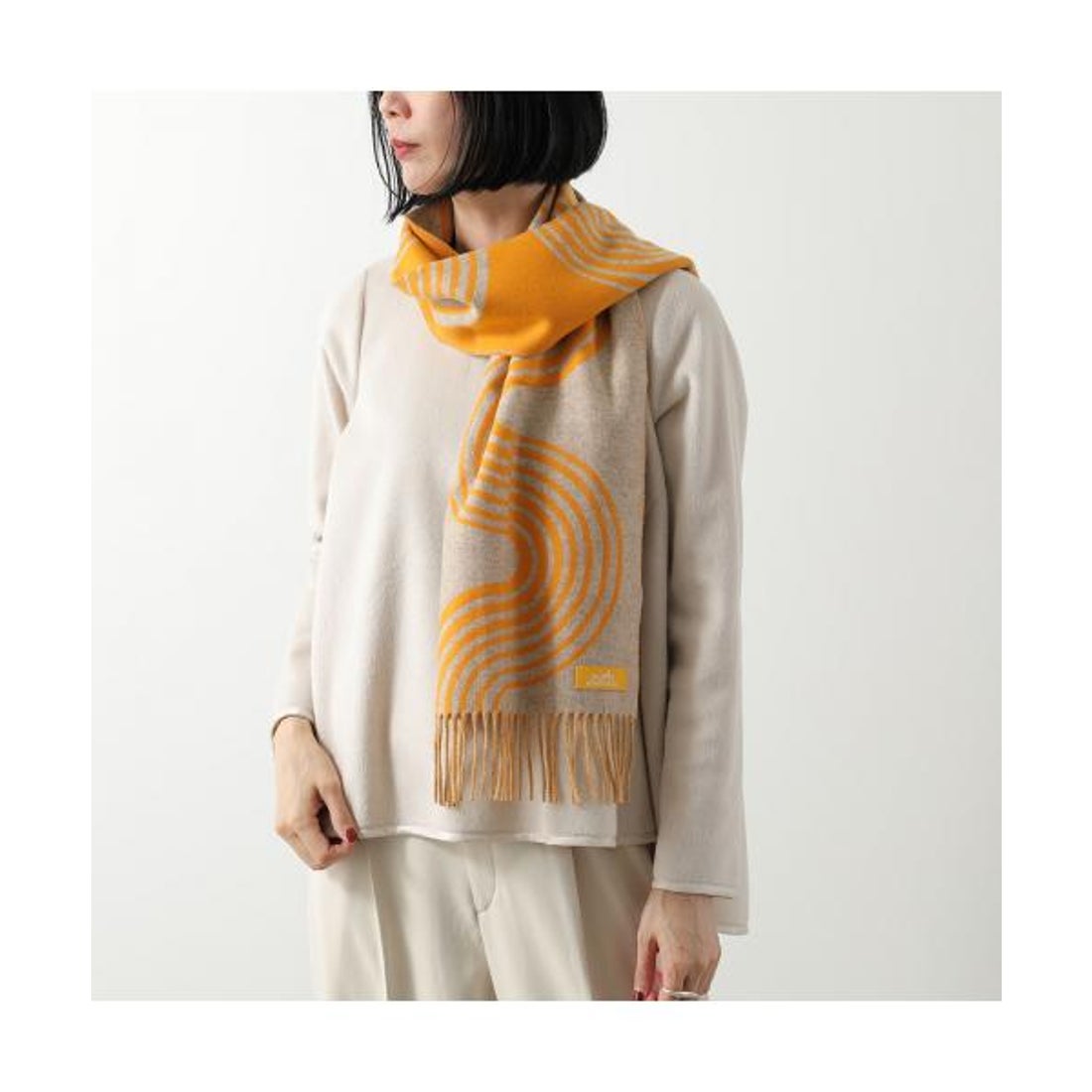 エルメス Hermes HERMES マフラー 140×30 カザック H259133S カシミヤ