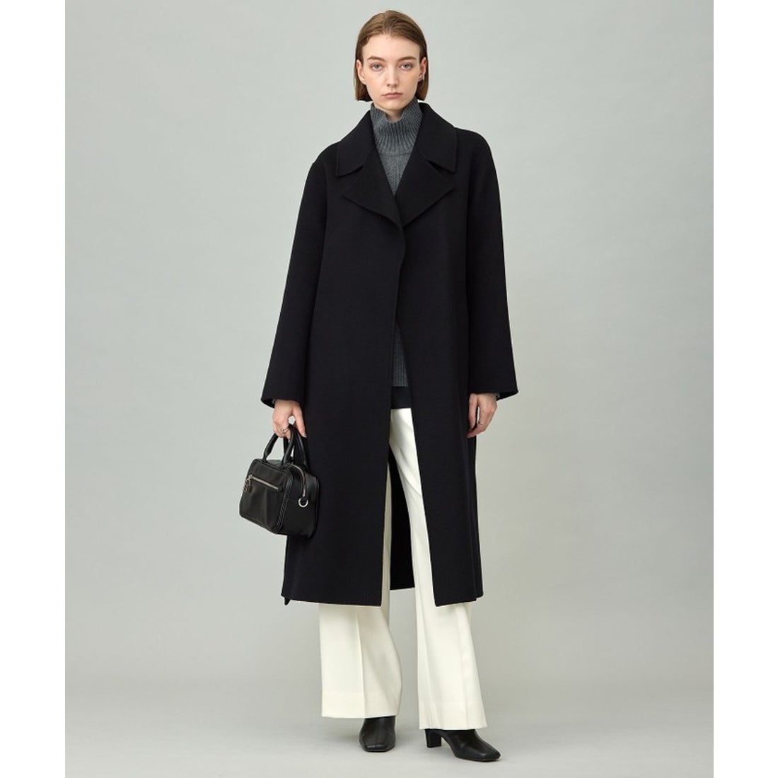 アイシービー ICB WoolRever ロングコート （ブルーグレー系