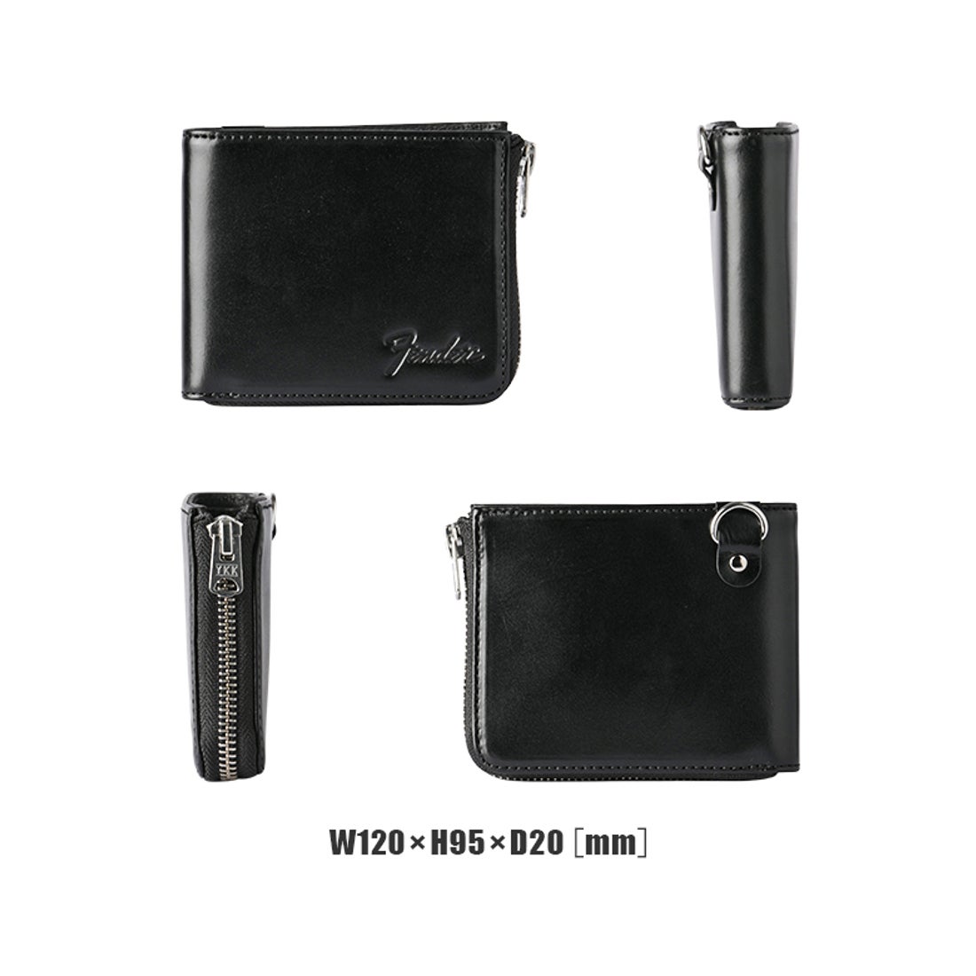 フェンダー FENDER フェンダー 二つ折り財布 メンズ レディース 本革