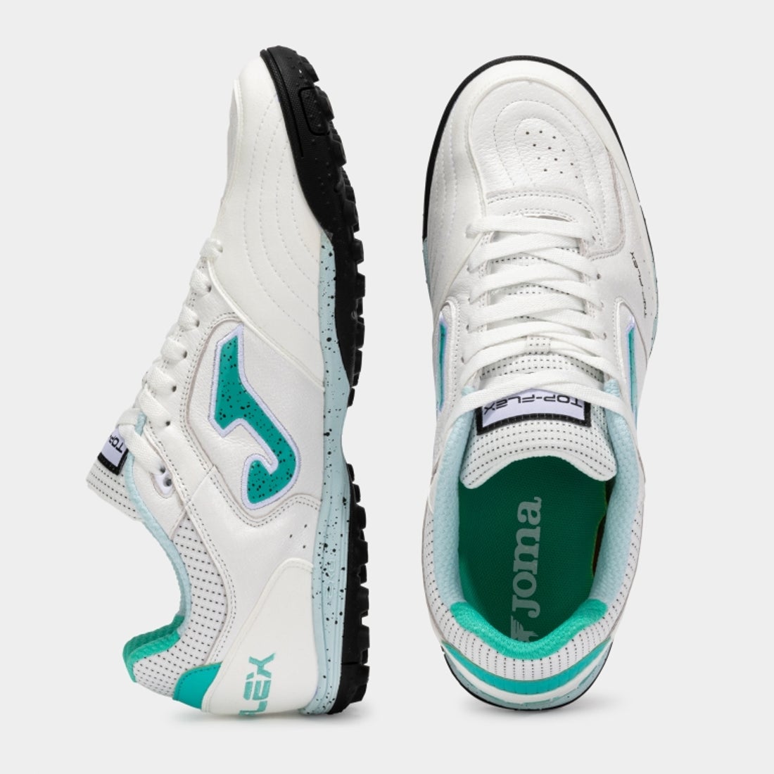 Joma ホマ トップフレックス TF(ホワイト/ターコイズ) TOPW2502TF