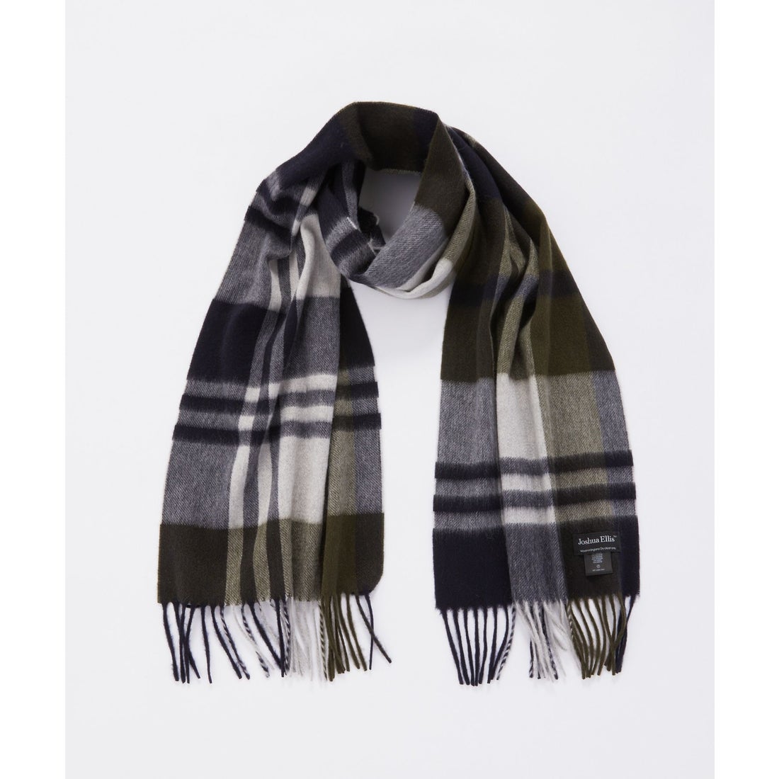 ジョシュアエリス Joshua Ellis マフラー メンズ レディース 35×190