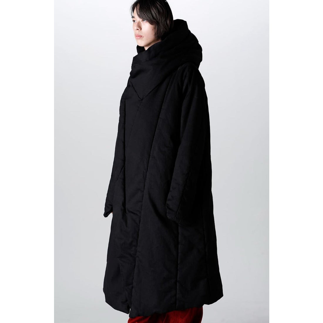 ユリウス JULIUS 10oz Stretch Denim Padded Coat （BLACK