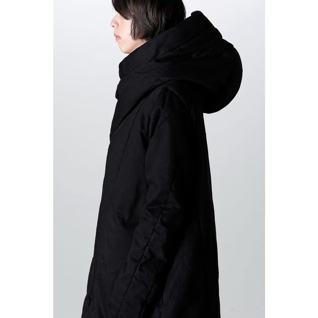 ユリウス JULIUS 10oz Stretch Denim Padded Coat （BLACK