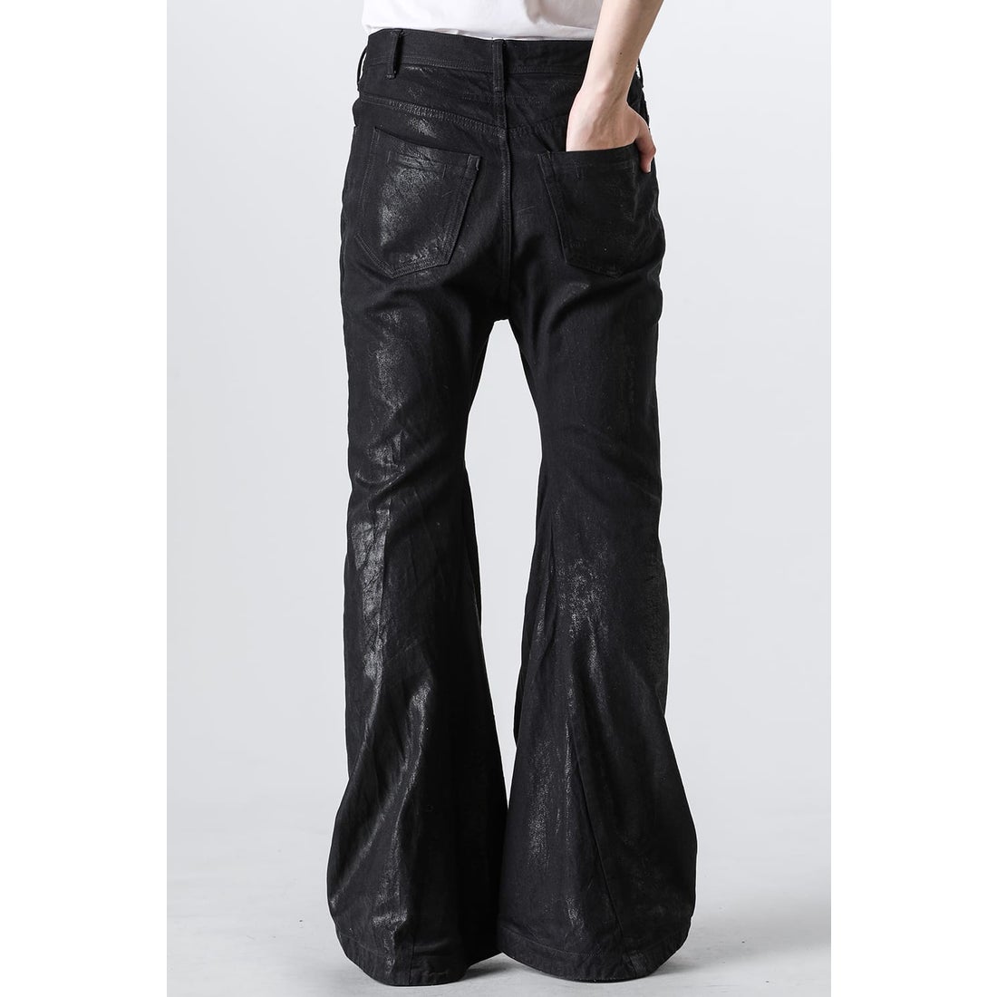 JULIUS Flared Jet Pants（Black） - Osaka / Kyoto Stores, Ship