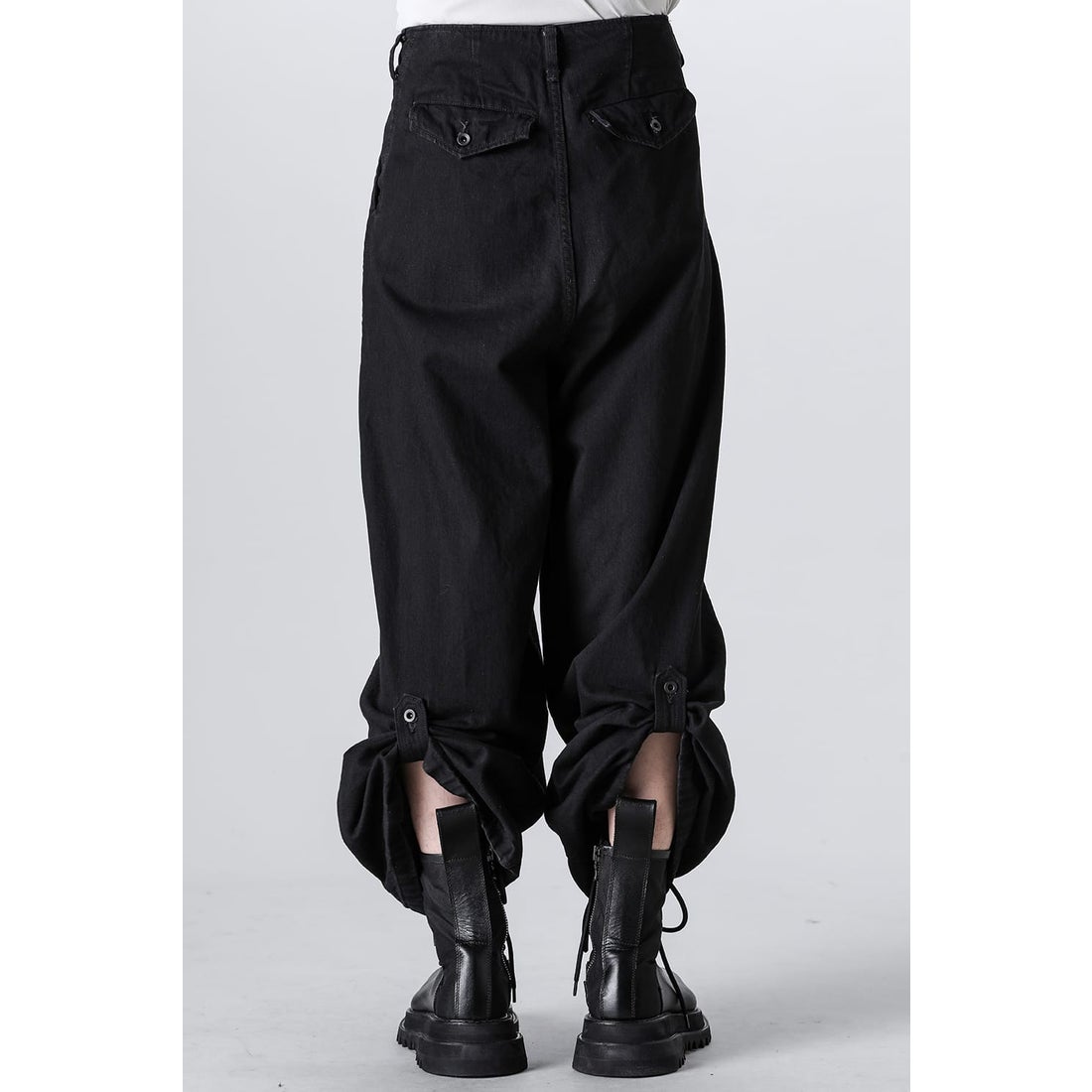 JULIUS 10oz Denim Wide Pants （Black） - Osaka / Kyoto, Ship