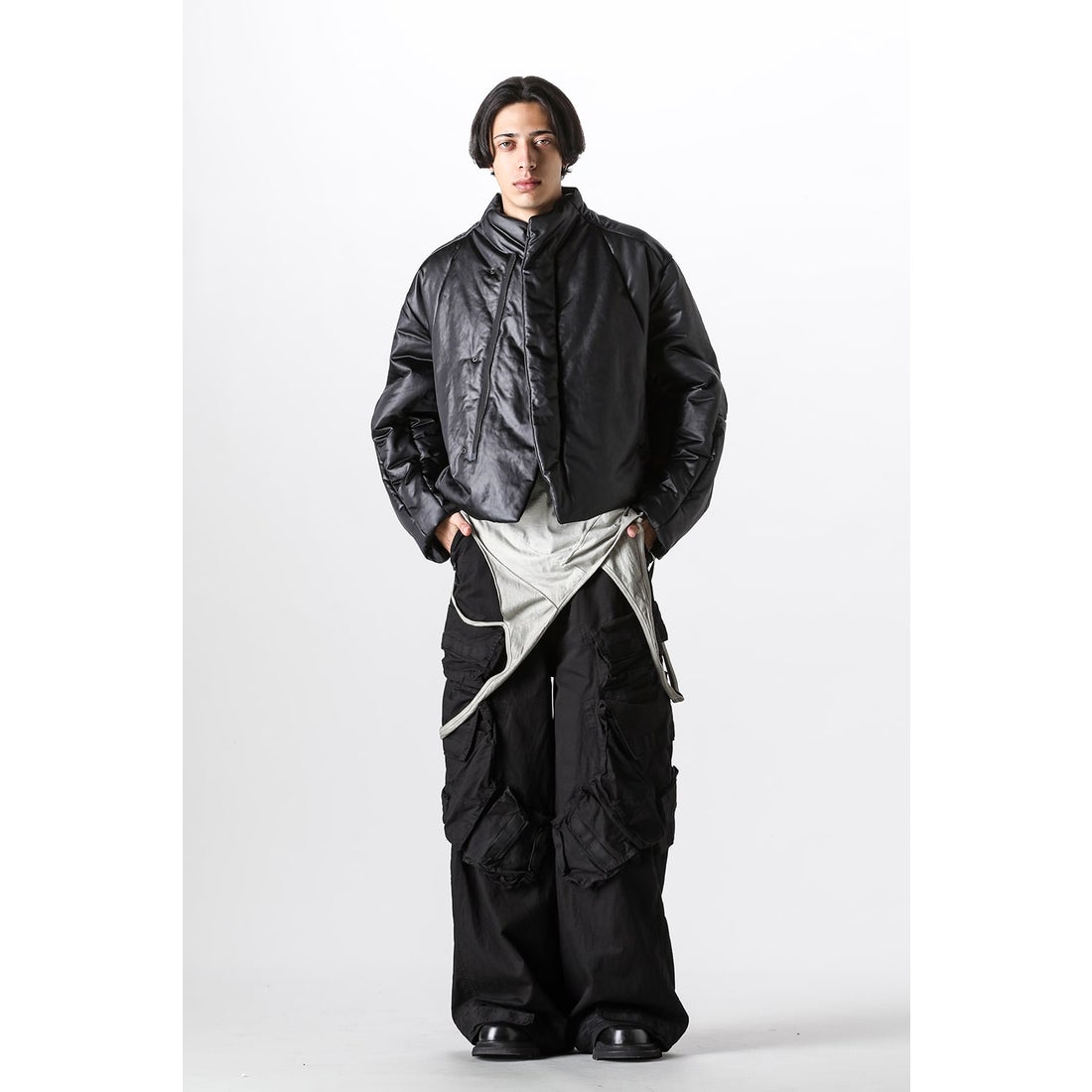 ユリウス JULIUS Cropped Berg Jacket （Black） 通販 大阪心斎橋/京都