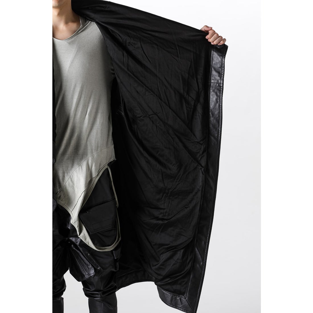 ユリウス JULIUS Long Wrap Coat （Black） 通販 大阪心斎橋/京都