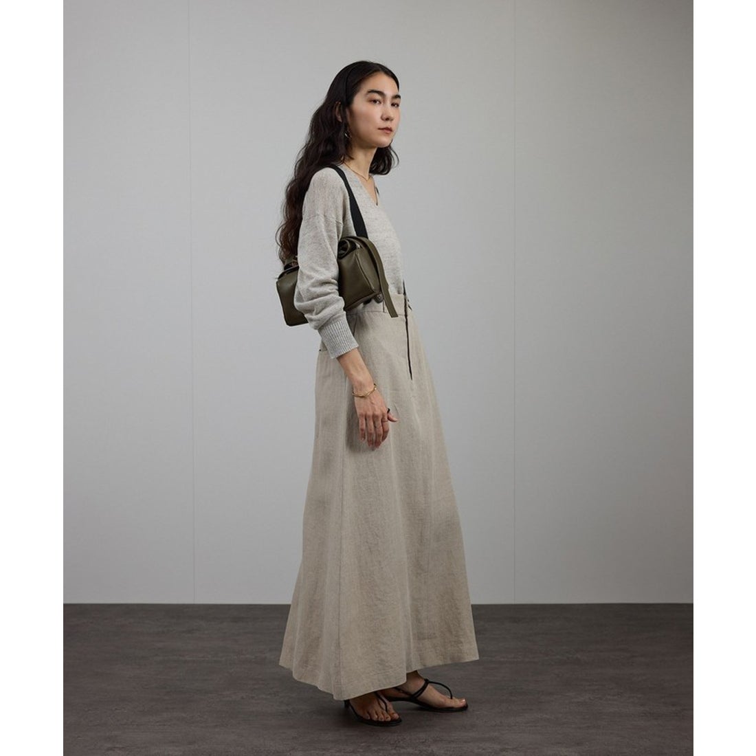 サロン アダム エ ロペ SALON adam et rope' レザーボックスショルダー