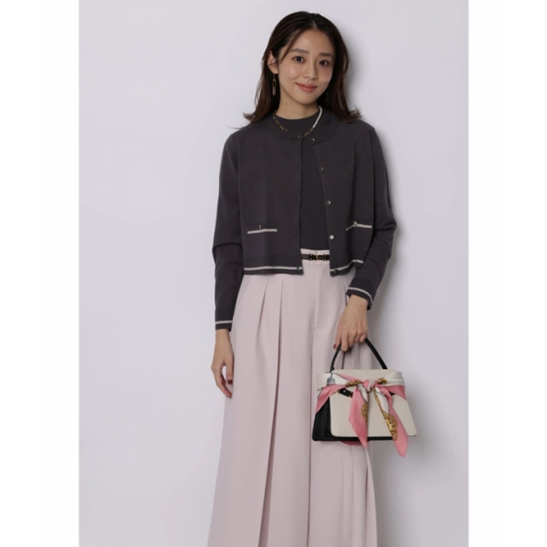 ジャスグリッティー JUSGLITTY ハイネックアンサンブル （ミント