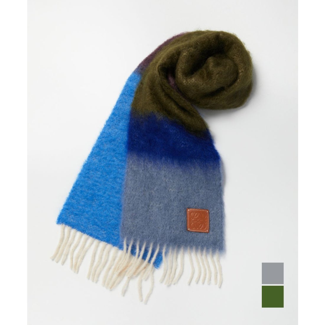 loewe マフラーモヘアストライプ