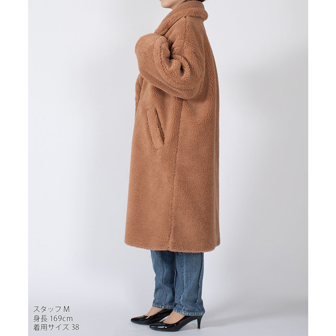 ラ ジョコンダ LA JOCONDE フェイクファー テディベアコート