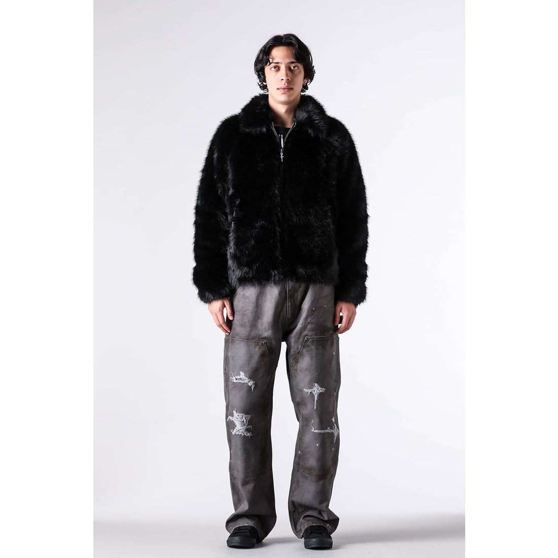 ラストネスト LAST NEST Fur Jacket （Black） -FASCINATE