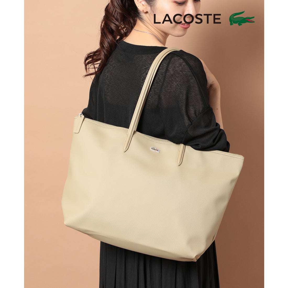 ラコステ LACOSTE ◎A4・PC 収納可能◎【LACOSTE / ラコステ】L.12.12
