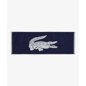 ラコステ LACOSTE ワニロゴジャカードスポーツタオル（ダークネイビー
