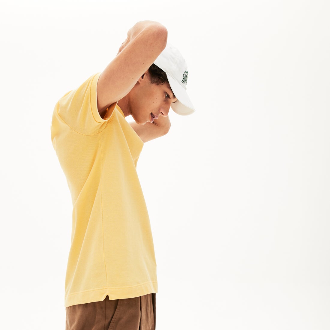 ラコステ LACOSTE レギュラーフィット ペールカラーポロシャツ（半袖