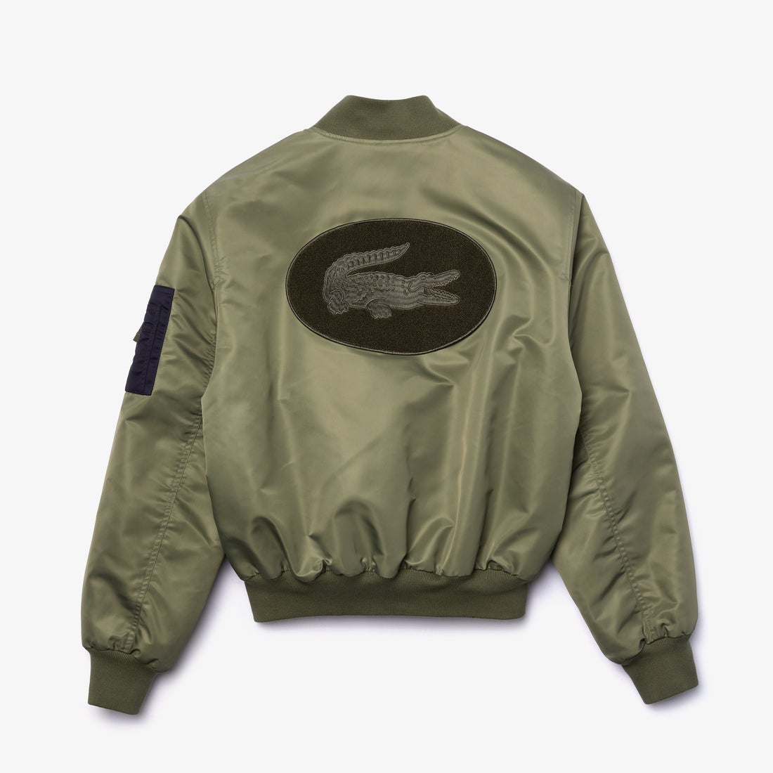 ラコステ LACOSTE LACOSTE L!VE ユニセックス フェルトロゴMA-1