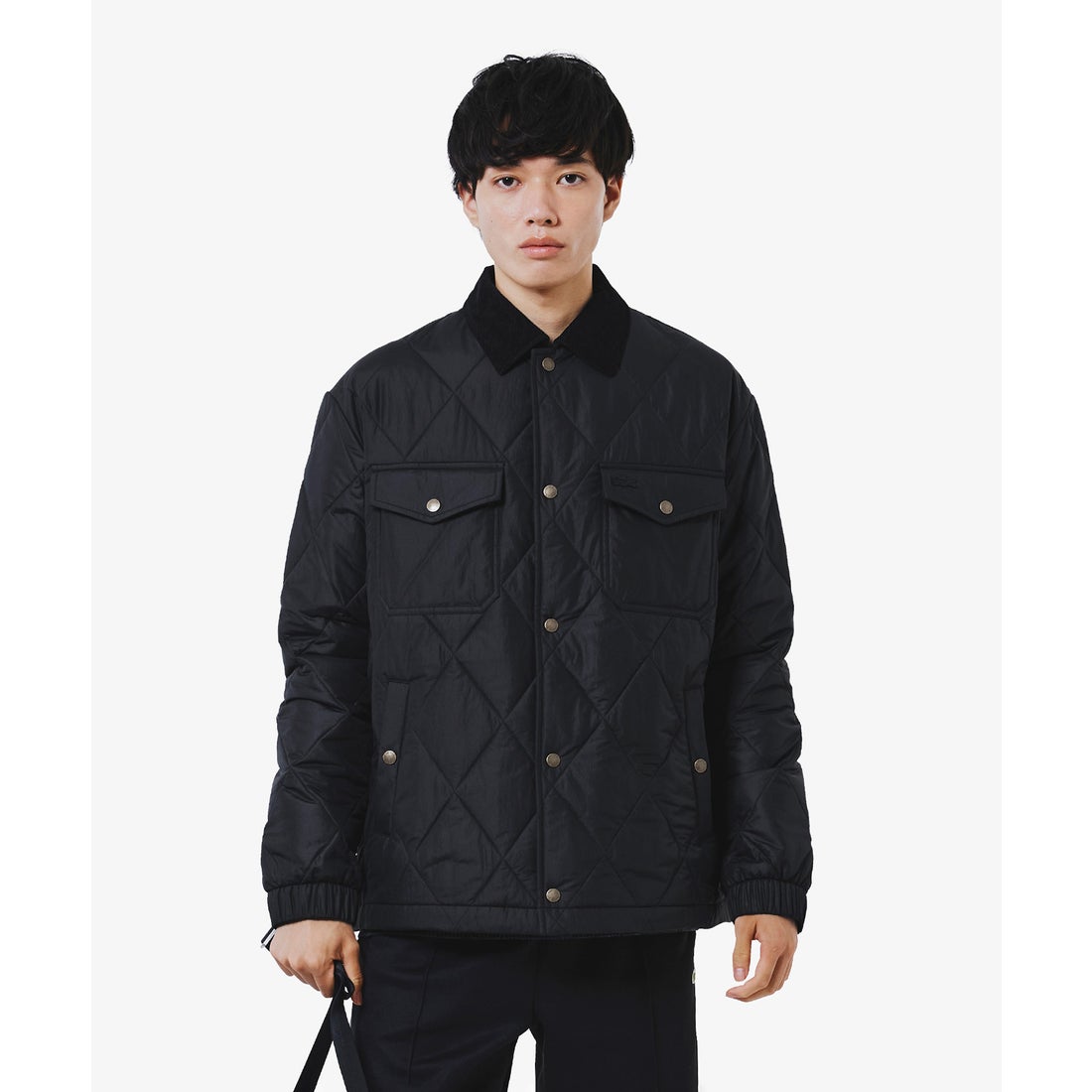 ラコステ LACOSTE コーデュロイカラーキルティングジャケット