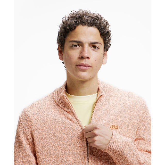 ラコステ LACOSTE リブニットトラックジャケット （ブラック