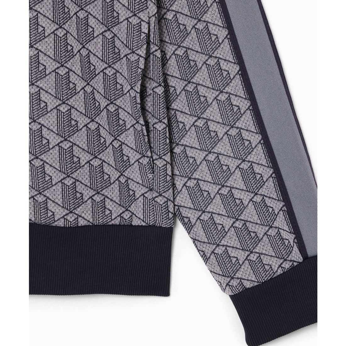 ラコステ LACOSTE モノグラムジャカードトラックジャケット （ライト