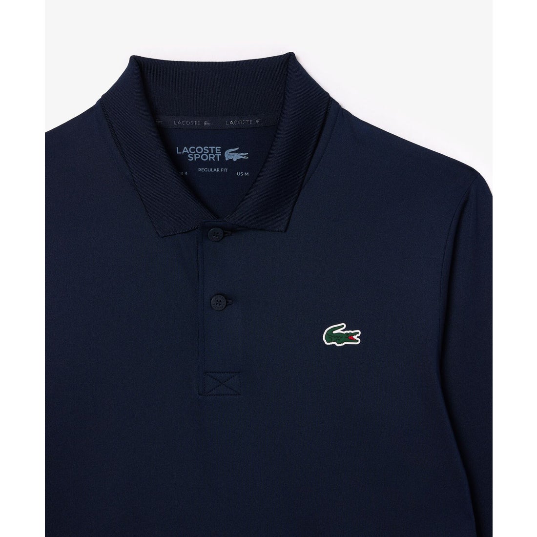 ラコステ LACOSTE ウルトラドライワントーン長袖ポロシャツ（ネイビー