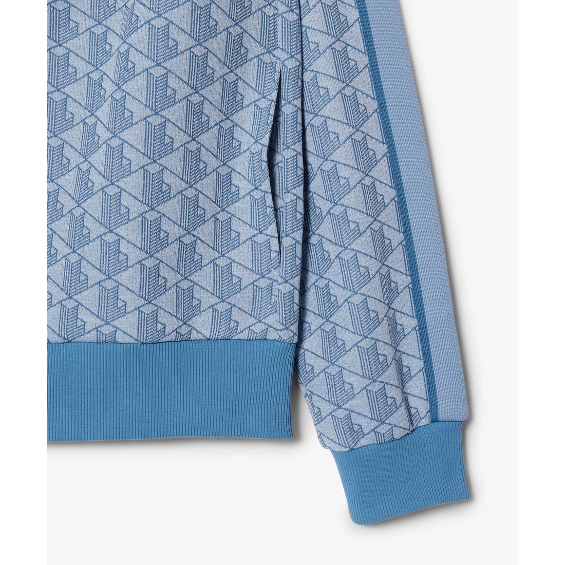 ラコステ LACOSTE モノグラムジャカードトラックジャケット （ブラック