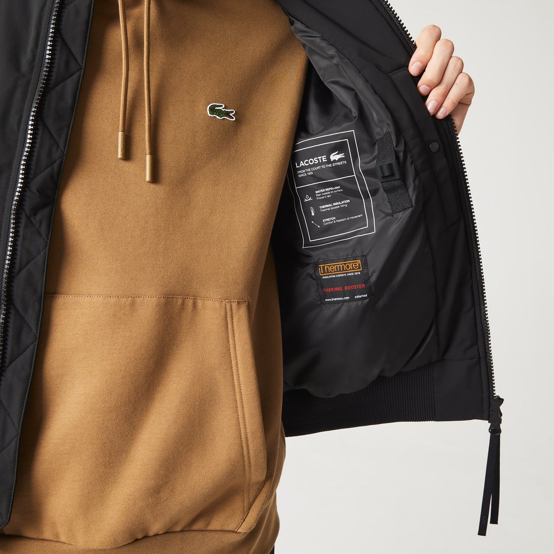 ラコステ LACOSTE 撥水サーモアインサレーションボンバージャケット