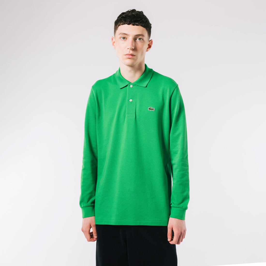 ラコステ LACOSTE オリジナルフィット 長袖 ポロシャツ （クリア