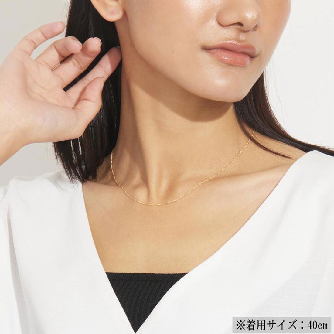 ララクリスティー LARA Christie ネックレス チェーン 45cm 18金