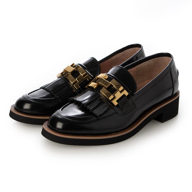 ランバン オン ブルー LANVIN en Bleu ビットフリンジローファー （B