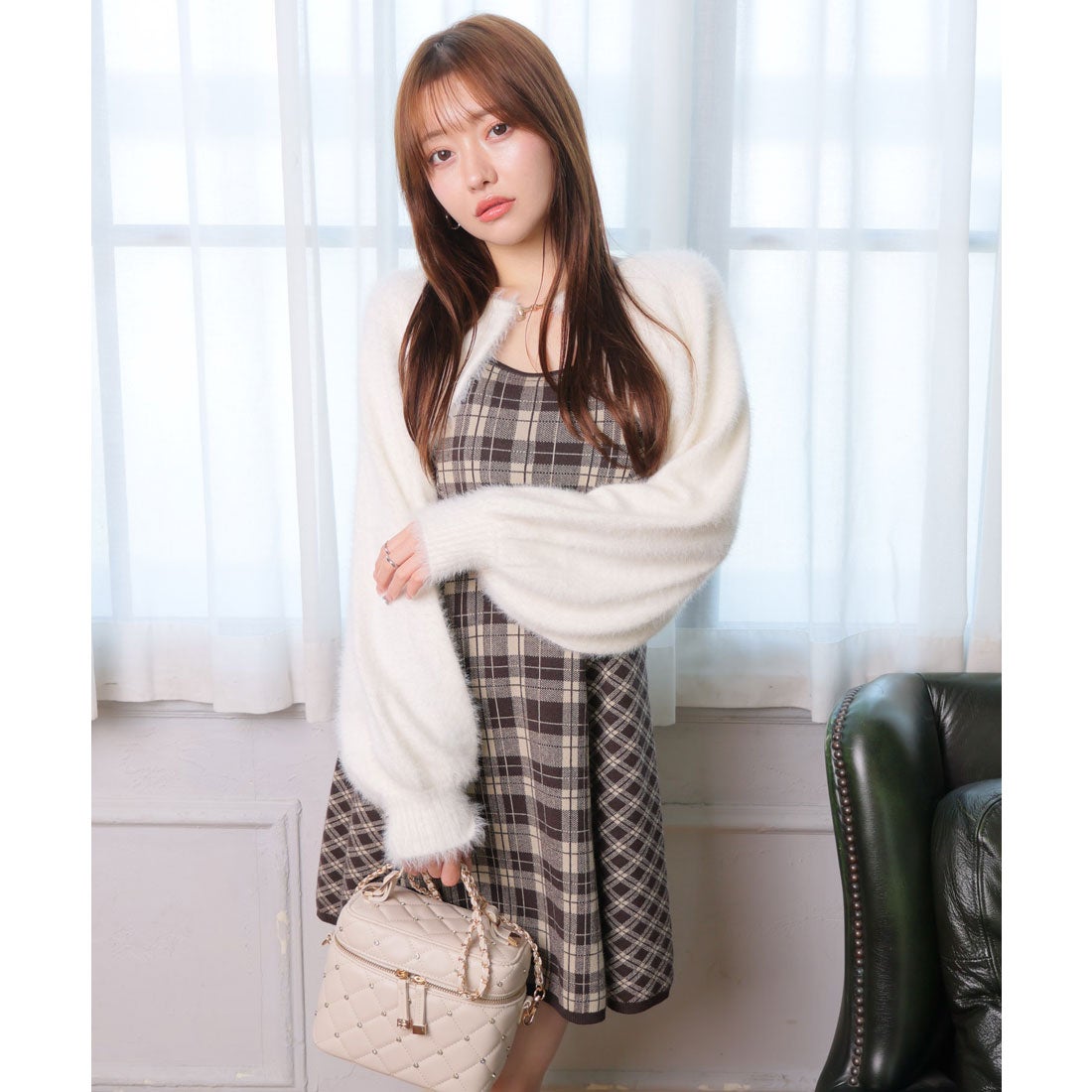 リップサービス LIP SERVICE 【形が選べる】フェザーチェック