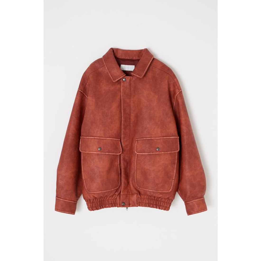 マウジー MOUSSY F/LEATHER A－2 フライトジャケット （RED