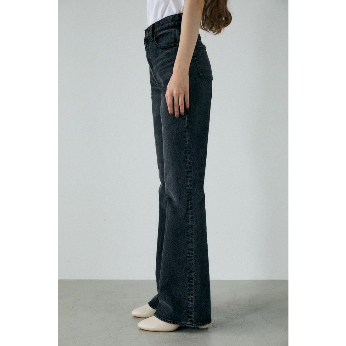 マウジー MOUSSY MVS BLACK FLARE(L) / ロングサイズ （BLK