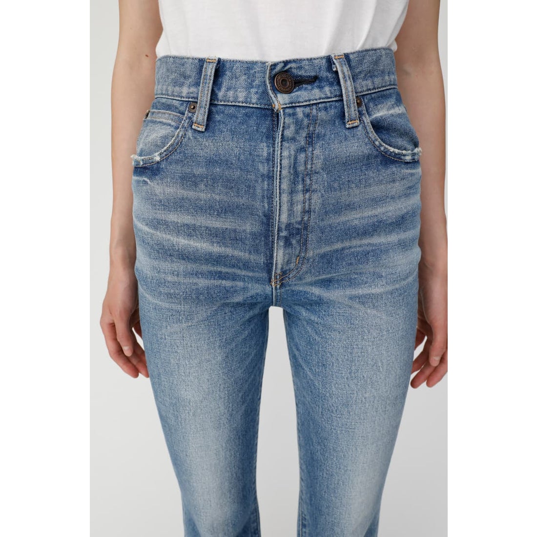 MOUSSY マウジー moussy MVS FLARE （ワンウォッシュ） -靴