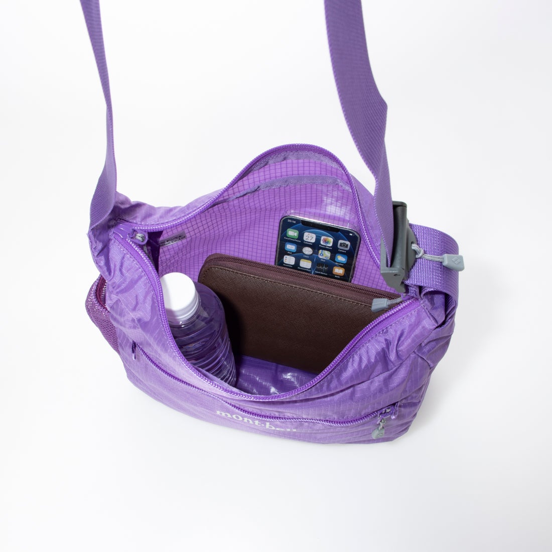 モンベル mont-bell ポケッタブル ライトショルダー S （パープル