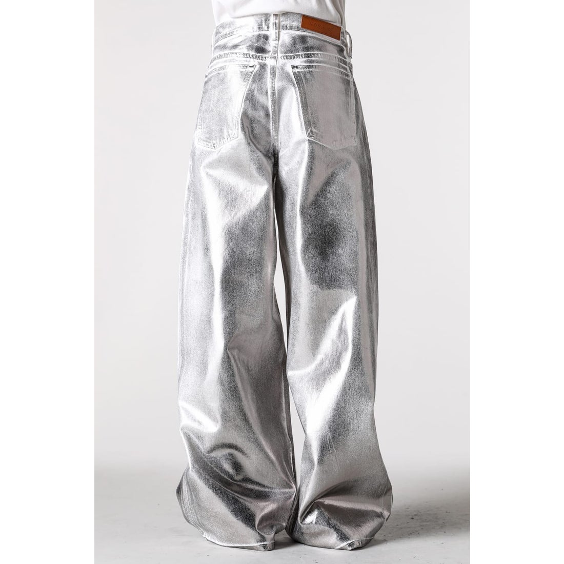 エムエーエスユー MASU MASU BOYS Emblem Baggy Jeans （Silver