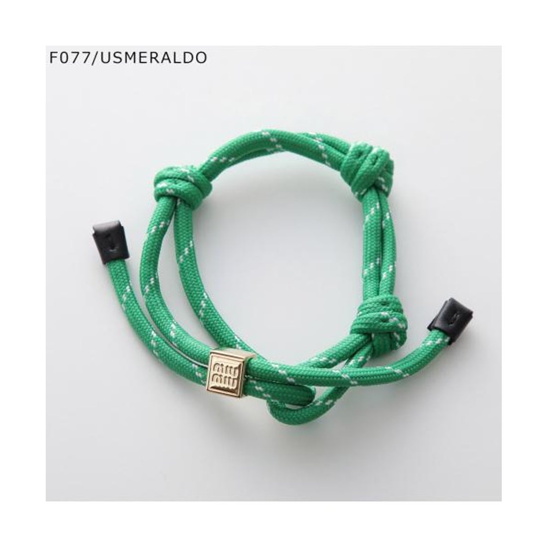 ミュウミュウ Miu Miu MIUMIU ブレスレット 5IB538 3L74 コード