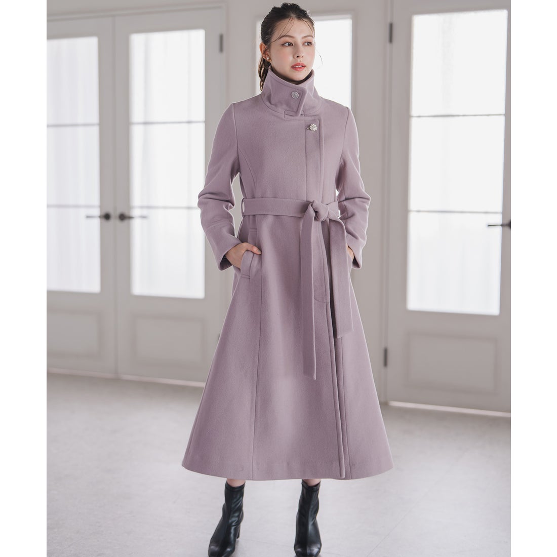 ミッシュマッシュ MISCH MASCH 2025秋冬新作 ブローチ付きスタンド