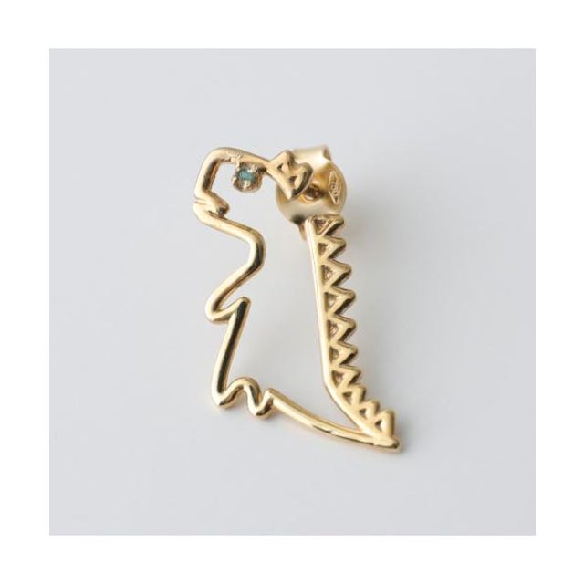 アリータ ALIITA ALIITA ピアス DINO ESMERALDA EARRING SINGLE 恐竜