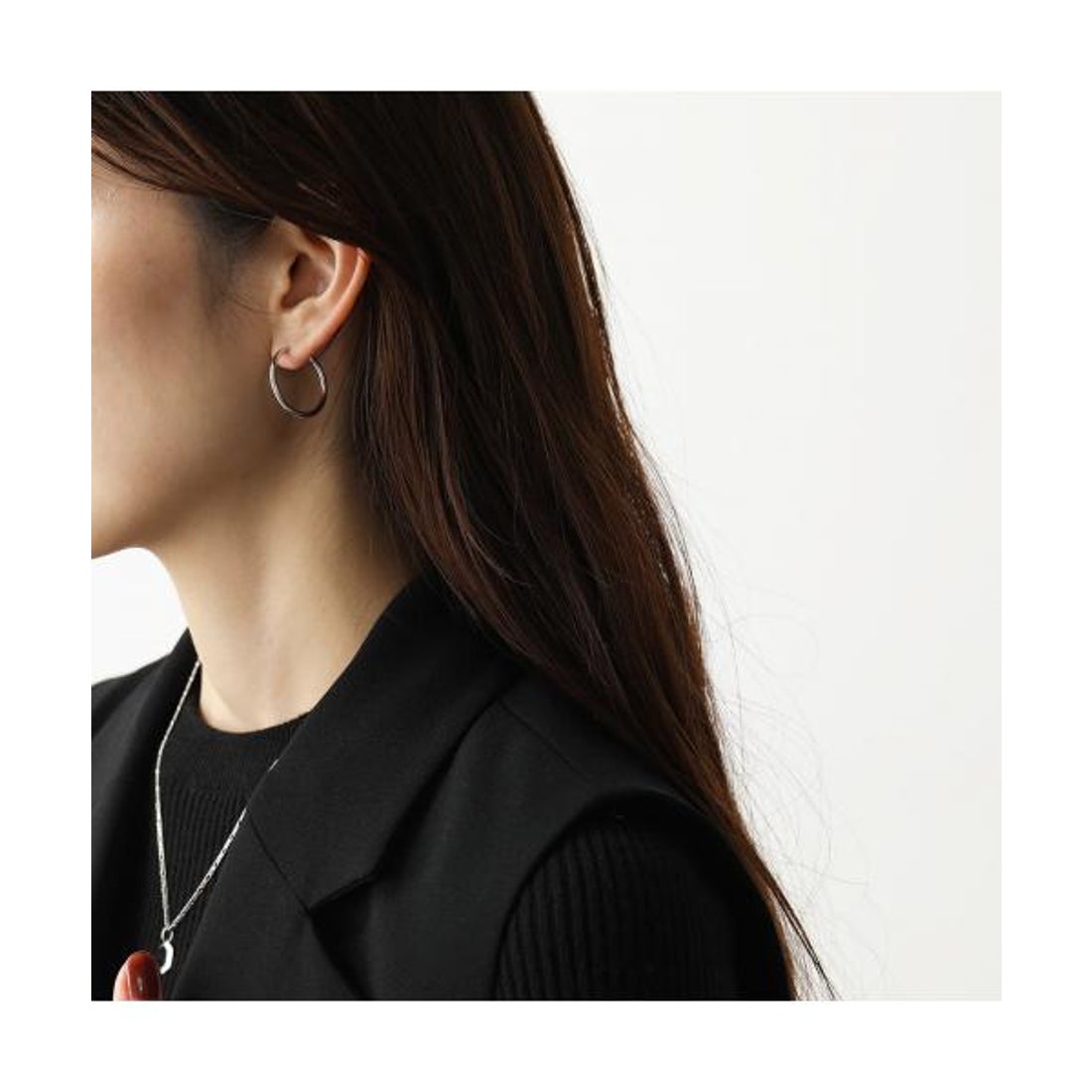 マリア ブラック MARIA BLACK MARIA BLACK フープ ピアス 100703AG 20